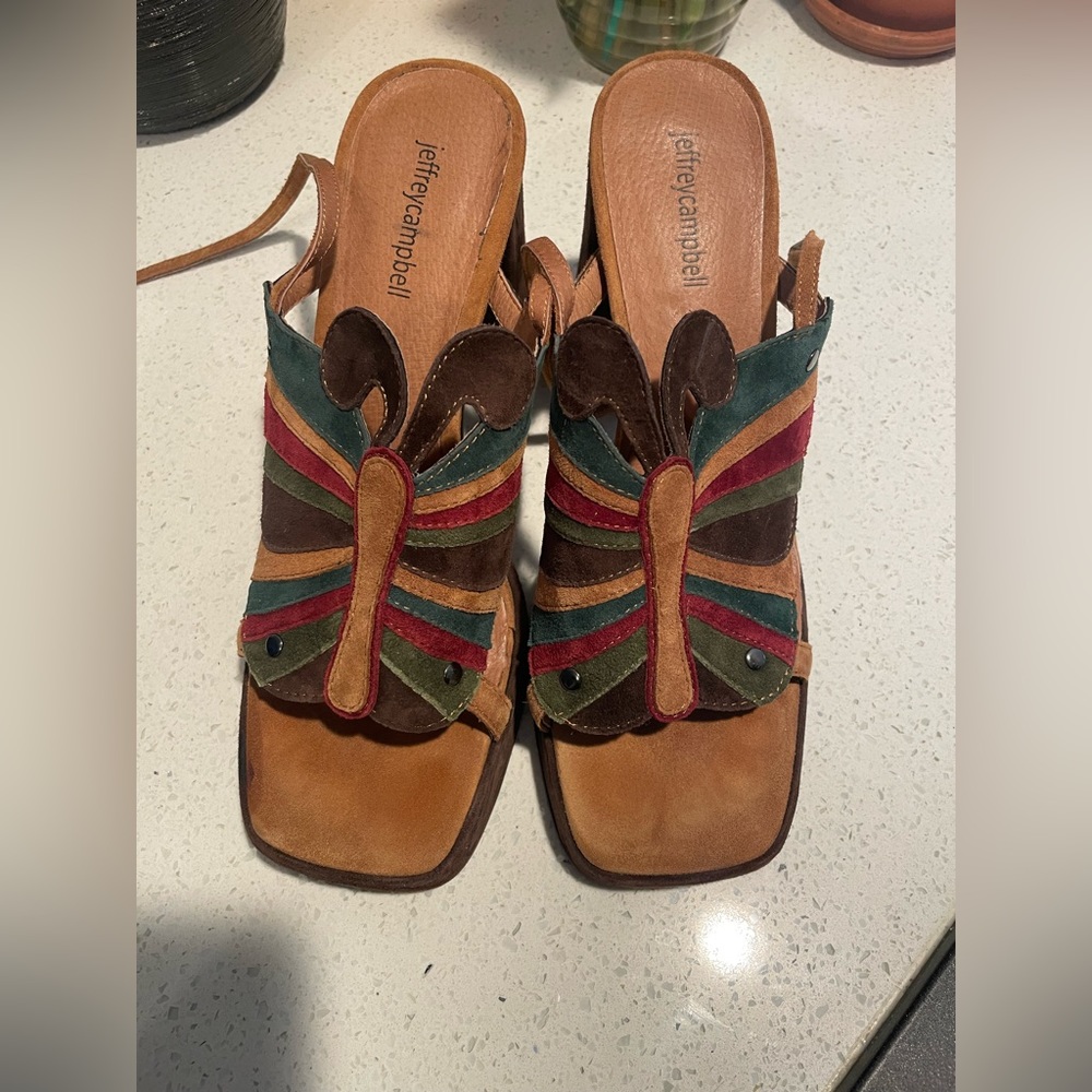 Jeffrey Campbell monarch platforms size 10
